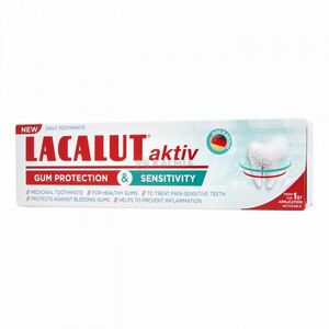 Lacalut aktiv gum protection és sensitivity fogkrém 75 ml kép