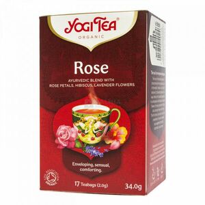 Yogi Tea Bio Rózsa tea 17 db kép