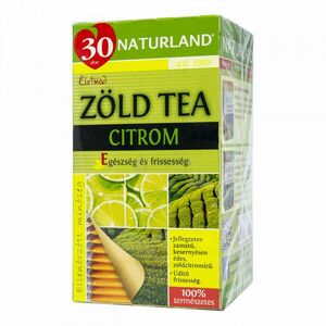 Naturland Zöld tea citrom 20 x 1, 5 g kép