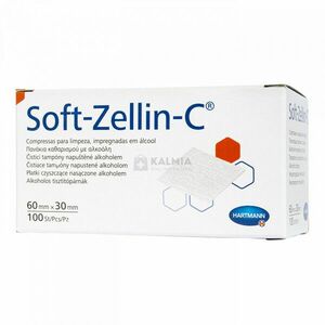 Soft-Zellin alkoholos törlő 60 x 30 mm 100 db kép