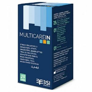 Multicare IN koleszterin tesztcsík 25 db. kép