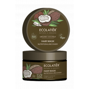Kókuszos hajmaszk - táplálja és regenerálja a hajat - 250ml- EcoLatier Organic kép