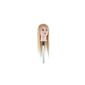 Babafej hosszú, valódi szőke hajjal - 55cm kép