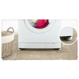 Rezgéscsillapító mosógép talp, 4db, fehér kép