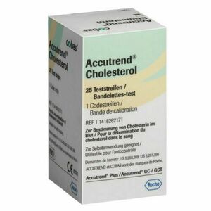 Accutrend Cholesterol tesztcsík 25db/doboz (koleszterin) kép