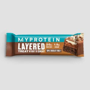 Layered Protein Bar szelet - 12 x 60g - Triple Chocolate Fudge kép