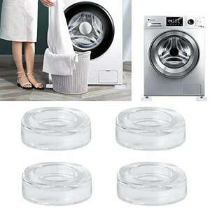 Rezgéscsillapító mosógép talp, 4db, átlátszó kép