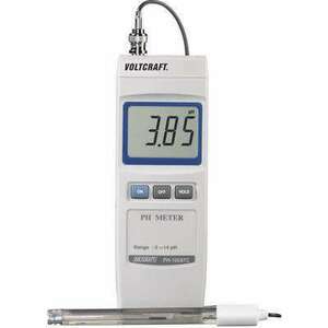 Digitális ipari folyadék PH mérő 0 - 14 pH Voltcraft pH-100 ATC kép