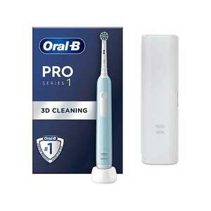 Oral-B PRO1 Caribeean Blue X-Clean + útitok Elektromos fogkefe, Kék kép