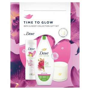 Dove Glowing Ajándékcsomag illatos gyertyával kép