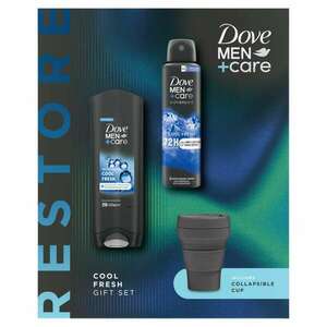 Dove Men + Cool Fresh Ajándékcsomag hordozható thermo pohárral kép