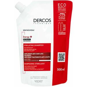 Dercos Energy+ sampon utántöltő 500 ml kép
