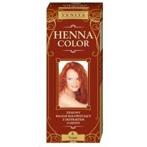 Henna Color 6 Tiziánó Vörös 75 ml kép