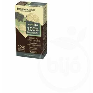 100% natural gyógynövényes 3.0 fekete csokoládé kép