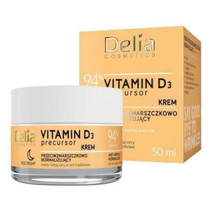 Ránctalanító Éjszakai Krém D3 Vitaminnal, Delia Cosmetics, 50 ml kép