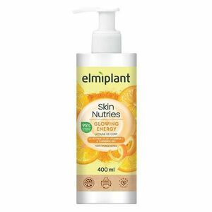 Testápoló C-Vitamin és Bio Kurkuma Kivonatokkal - Elmiplant Skin Nutries Glowing Energy, 400 ml kép