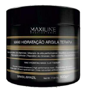 Hidratáló Hajmaszk Agyaggal - Maxiline Profissional Maxi Hydrating Mask Clay Therapy, 500 g kép