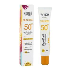 Napvédő Fluid, Arcra, Sun Kiss SPF 50 - Sun Protection Face Fluid, Victoria Beauty, 40 ml kép