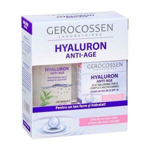 Ajándékcsomag Hyaluron Anti-Age - Ránctalanító Nappali Krém SPF 10, 50 ml és Micellás Víz 3 in 1, 300 ml, Gerocossen, 1 csomag kép