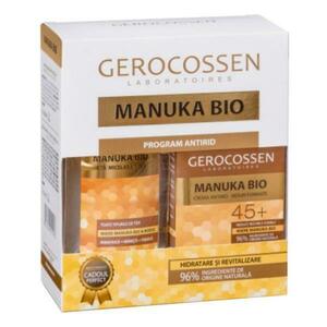 Ajándékcsomag Manuka Bio – Ránctalanító Krém Kialakult Ráncokhoz 45+, 50 ml és Micellás Víz 3 in 1, 300 ml, Gerocossen, 1 csomag kép