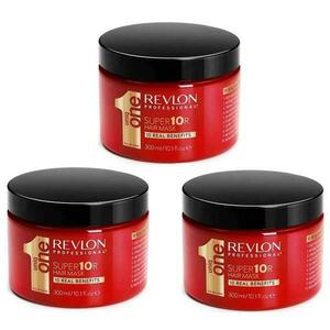 Nutritív Hajmaszk Csomag, 3 db. - Revlon Professional Uniq One All In One Super 10R Hair Mask 300 ml kép