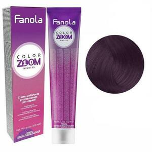 Tartós Krémhajfesték - Fanola Color Zoom 10 Minutes, árnyalata 5.2 Light Chestnut Violet, 100 ml kép