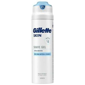 Borotvagél Shea Vajjal és E-Vitaminnal - Gillette Skin Shave Gel Ultra Sensitive with Shea Butter & Vitamin E, 200 ml kép