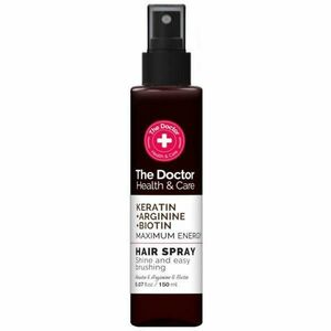 Energizáló Hajspray - The Doctor Health & Care Keratin + Arginine + Biotin Hair Spray Shine and Easy Brushing, 150 ml kép