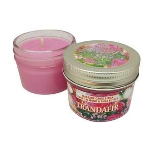 Rózsa Masszázsgyertya Kosmo Oil - Massage Candle Wax Sweet Almond and Shea Butter, 100 ml kép