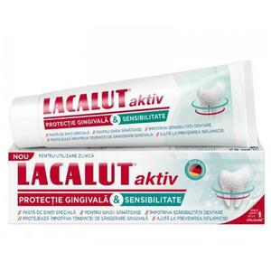 Fogíny- és Érzékenység Védő Fogkrém - Lacalut Aktiv, 75 ml kép
