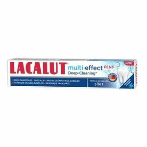 Fogkrém - Lacalut Multi-Effect Plus Deep Cleaning, 75 ml kép