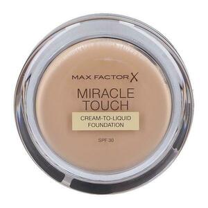 Krémes Alapozó SPF 30 - Max Factor Miracle Touch Cream to Liquid Foundation, árnyalata 080 Bronze, 11, 5 g kép