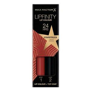 Folyékony Rúzs - Max Factor Lipfinity, Lip Colour + Top Coat, árnyalata 090 Starstruck, 1 csomag kép