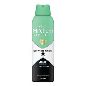 Izzadásgátló Dezodor Spray- Mitchum Invisible Clear Fresh Women Deodorant Spray 48hr, 200 ml kép