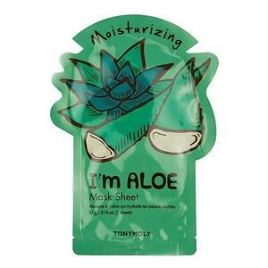 Hidratáló Koreai Arcpakolás Szalvéta Aloéval - Tony Moly I'm Aloe Mask Sheet Moisturizing, 1 db. kép