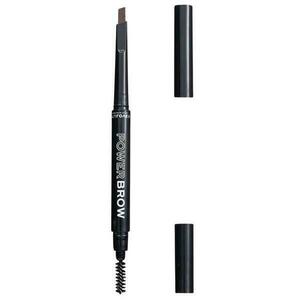 Szemöldökceruza ecsettel - Makeup Revolution Relove Blade Brow Pencil, árnyalata barna/ Brown, 0, 3 g kép