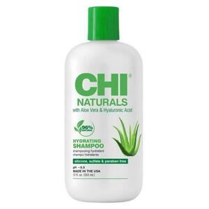 Hidratáló Sampon Aloe Verával és Hialuronsavval - CHI Naturals Hydrating Shampoo, 355 ml kép
