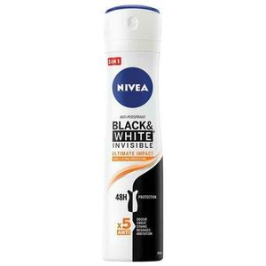 Izzadásgátló Dezodor Spray Nivea Black&White Invisible Ultimate Impact, 150 ml kép
