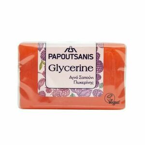 Glicerines Szappan - Glycerine Classic, Piros, Papoutsanis, 125 g kép
