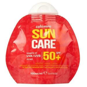 Napvédő Arc- és testápoló Krém - Cafe Mimi Sun Care UVA/UVB SPF 50+ Vízálló, 100 ml kép