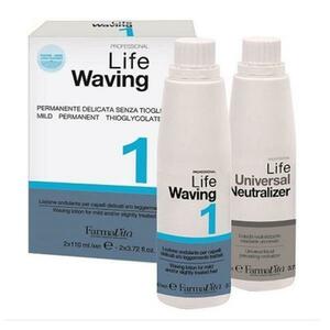 Dauer Készlet Kit 1 - Farmavita Life Waving 1 for Mild and/or Slightly Treated Hair, 2 x 110 ml kép
