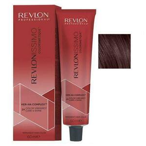 Tartós Hajfesték - Revlon Professional Revlonissimo Colorsmetique Ker-Ha Complex Permanent Hair Color, árnyalata 4.5 Medium Mahogany Brown, 60 ml kép