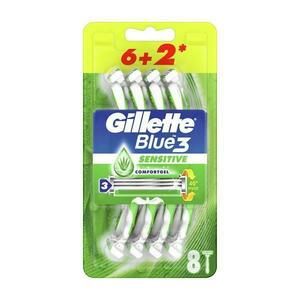 Borotva 3 Pengével Érzékeny Bőrre - Gillette Blue 3 Sensitive, 8 db. kép