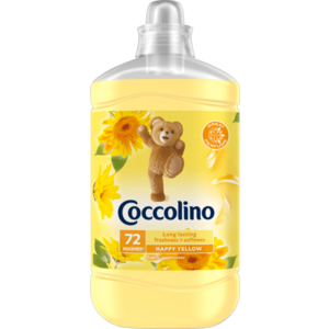 Coccolino Happy Yellow Öblítőkoncentrátum 72 Mosás 1800 ml kép