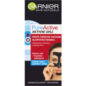 Garnier Skin Naturals Pure Active Lehúzható Maszk Mitesszerek Ellen kép