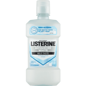 Listerine Advenced White Mild Taste Szájvíz 500 ml kép