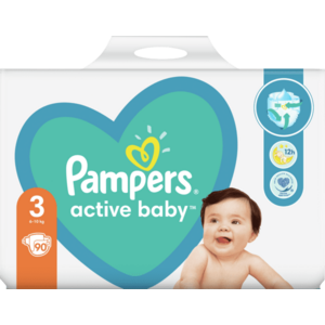 Pampers Active Baby nadrágpelenka 3, 6kg-10kg, 90 db kép
