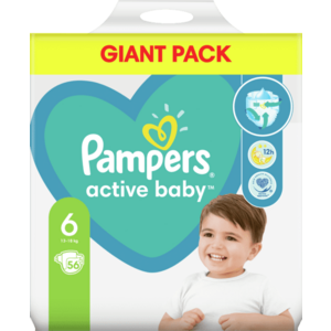 Pampers Active Baby nadrágpelenka 6, 13kg-18kg, 56 db kép