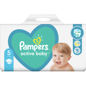 Pampers Active Baby nadrágpelenka 5, 11kg-16kg, 110 db kép