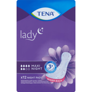 Tena Tena Lady Maxi Night Éjszakai Inkontinencia Betét 12 Db kép